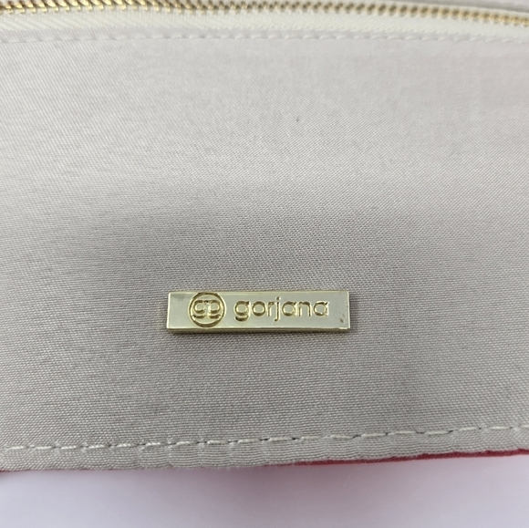 JEWELRY TRAVEL POUCH CASE LOT OF 4 GORJANA MARY KAY MILA PAOLI RED PINK STORAGE - Picture 8 of 16